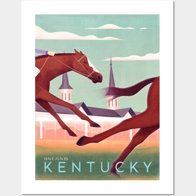 Kentucky Wall Art by WickIllustration